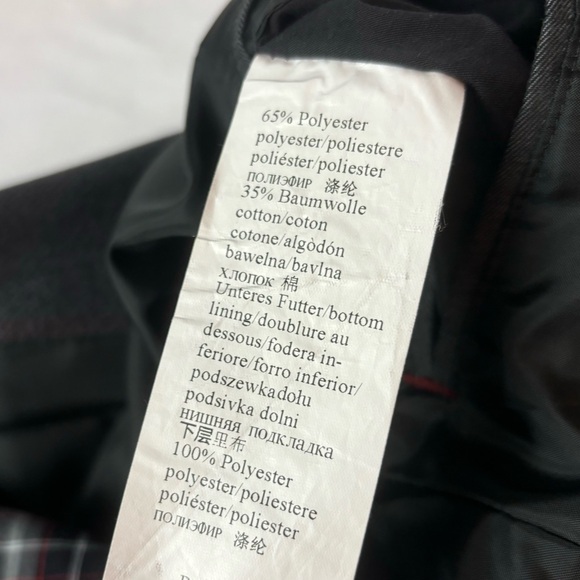 Calamar Casual Sakko Blazer Jacket Mens 44R Grey Chore Two Tone Made in Germany - Picture 8 of 9